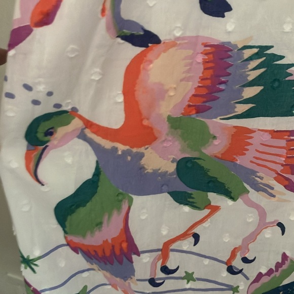 Banjanan dress NWT midi size S/XS Whimsical goat lion rabbit eagle MSRP$380 - Picture 10 of 17